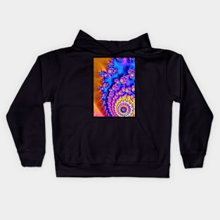 “Watercolor Fractal” Kids Hoodie